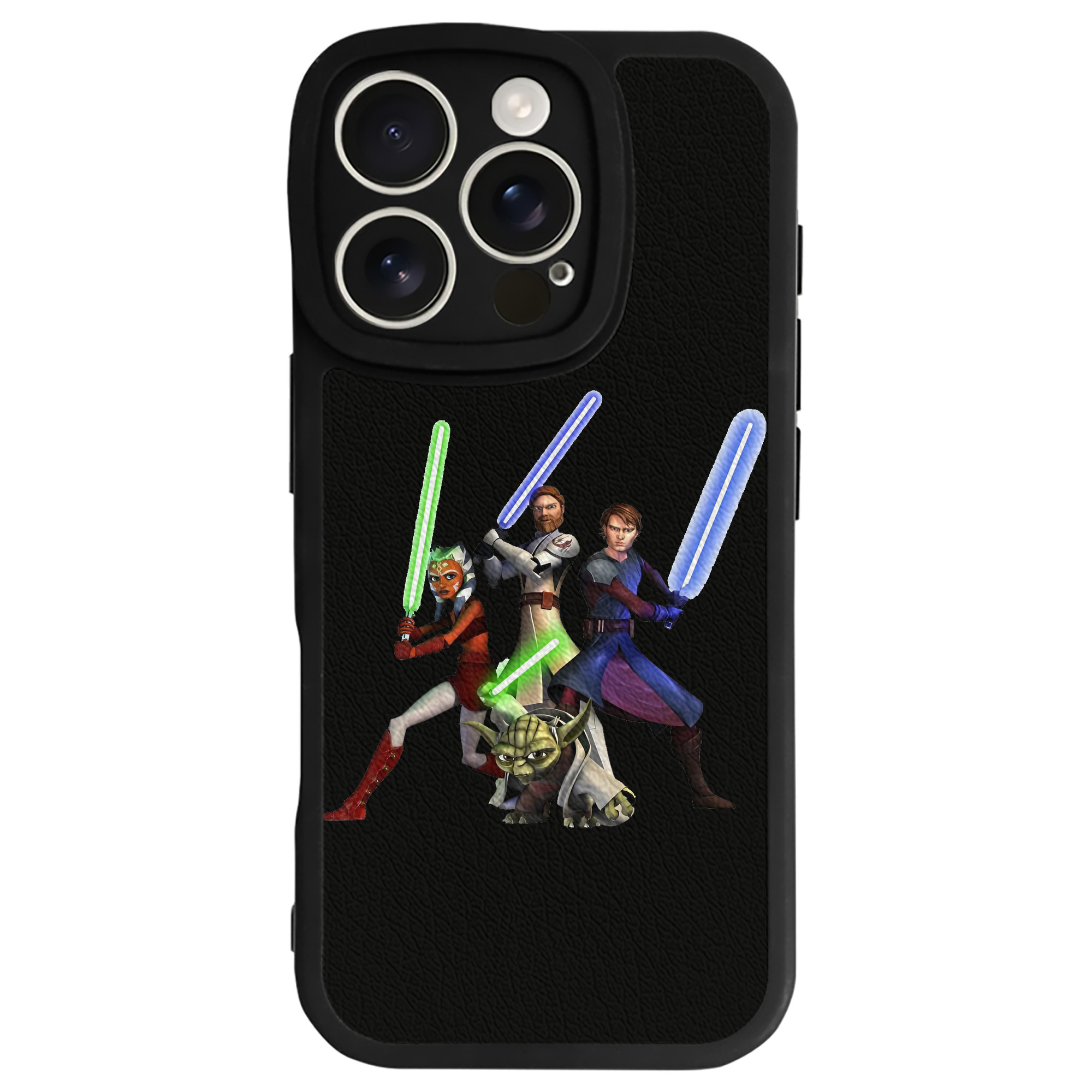 （画像用） スター・ウォーズ Star Wars 【iPhone 16シリーズ対応】シリコンスマホケース（レザー調） 材質：シリコン